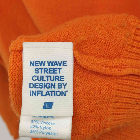 NEW WAVE STREET CULTURE DESIGN BY IFLATION タートルネックニット メンズ import:L