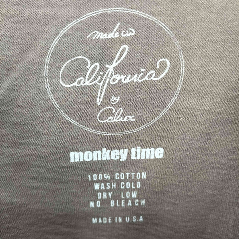 モンキータイム MONKEY TIME USA製 OVDY 1POC BIG T オーバーダイ 1ポケ ビッグ Tシャツ メンズ import:XL