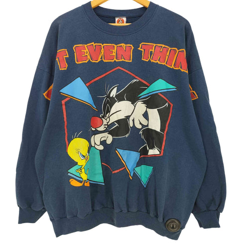 USA製 アニメ スウェット Don't even think it メンズ