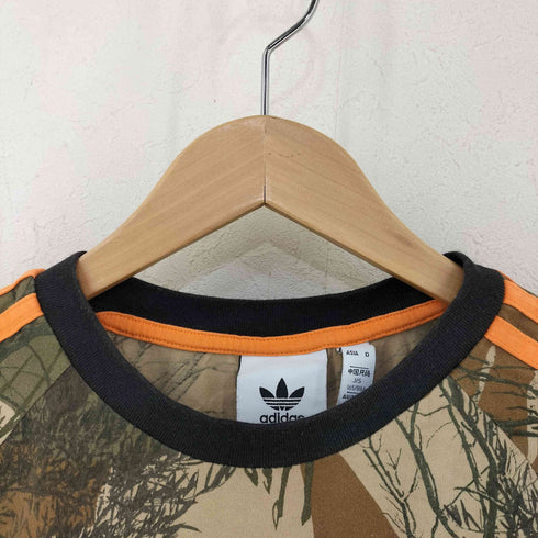 アディダスオリジナルス adidas Originals CAMOAOPTEE サイドライン カモフラTシャツ メンズ JPN:S