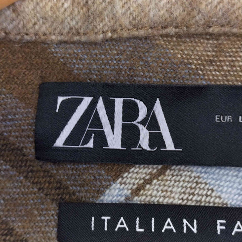 ザラ ZARA ITALIAN FABRIC シャツジャケット レディース import:L