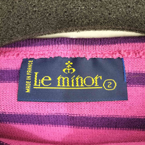ルミノア Le minor ボーダー バスクシャツ フランス製 メンズ import:M