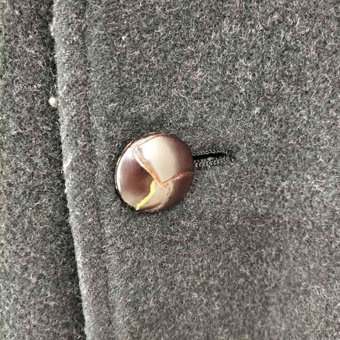 ポールスミスロンドン Paul Smith LONDON 90s 胡桃ボタン カシミヤ混ピーコート メンズ import:M