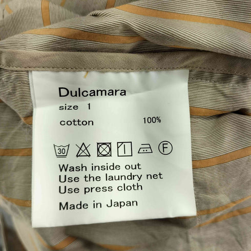 ドゥルカマラ Dulcamara ストライプシャツLabコート S SHIRT メンズ 1