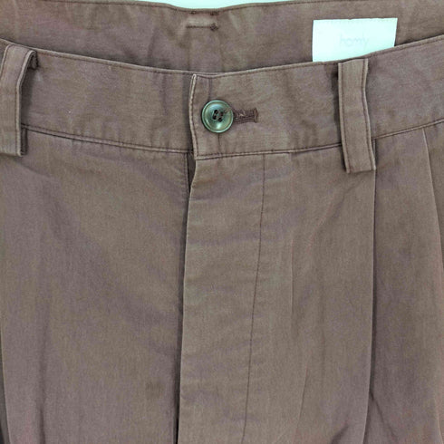 homly two tuck pants ツー タック パンツ メンズ 2