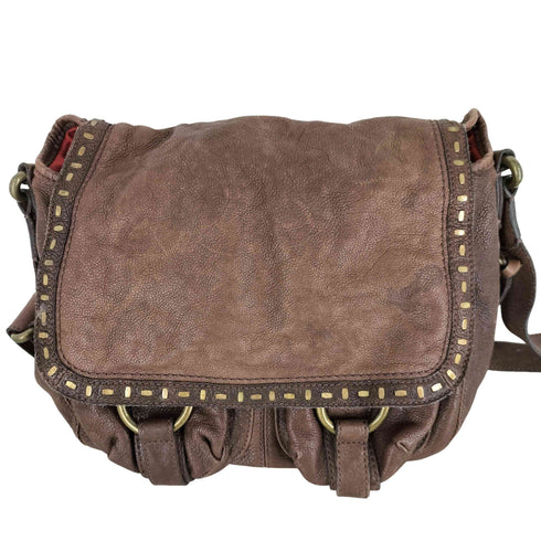 バナナリパブリック BANANA REPUBLIC 10AW レザー ショルダーバッグ Y2K レディース