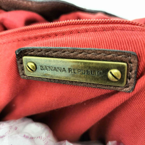 バナナリパブリック BANANA REPUBLIC 10AW レザー ショルダーバッグ Y2K レディース