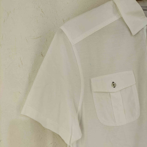 ブルネロクチネリ BRUNELLO CUCINELL コットンショートスリーブポロシャツ メンズ JPN:L