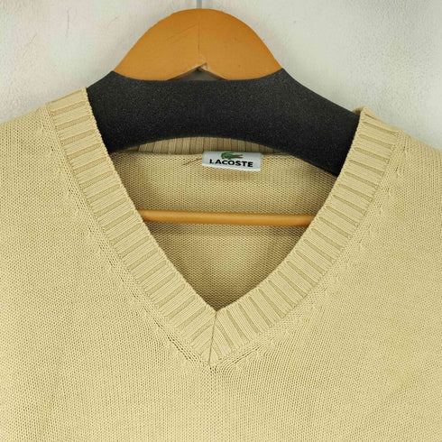 ラコステ LACOSTE Vネックコットンニット メンズ 7