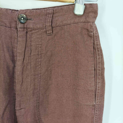 ロクビューティーアンドユースユナイテッドアローズ 6 BEAUTY & YOUTH UNITED ARROWS AMUNZEN PANTS リネンパンツ レディース 34