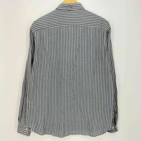 ブルックスブラザーズ BROOKS BROTHERS コットン ストライプ ボタンダウンシャツ メンズ import:L