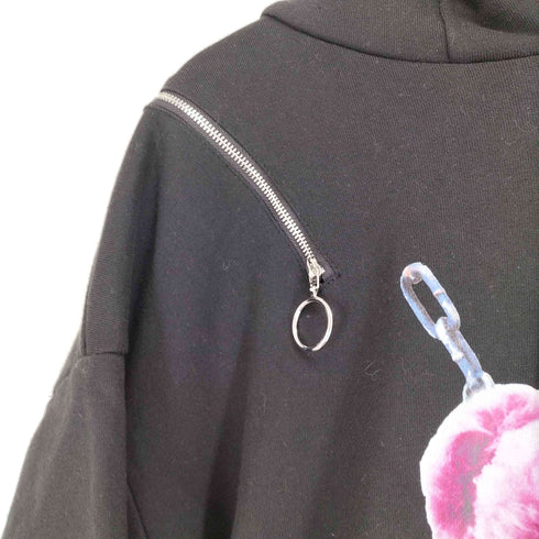 Amilige Tied Bear 半袖ZIPパーカー メンズ FREE