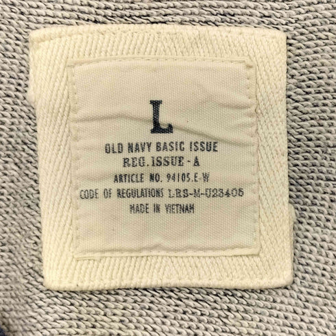 オールドネイビー OLD NAVY ロゴワッペン クルーネックスウェット メンズ import:L