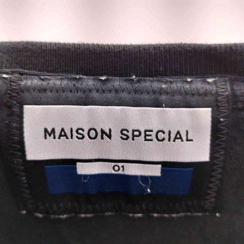 メゾンスペシャル MAISON SPECIAL プリントクルーネックTシャツ メンズ 01