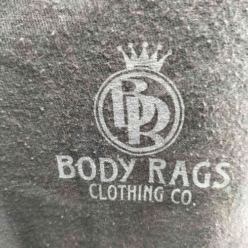BODY RAGS 両面プリントクルーネックTシャツ メンズ