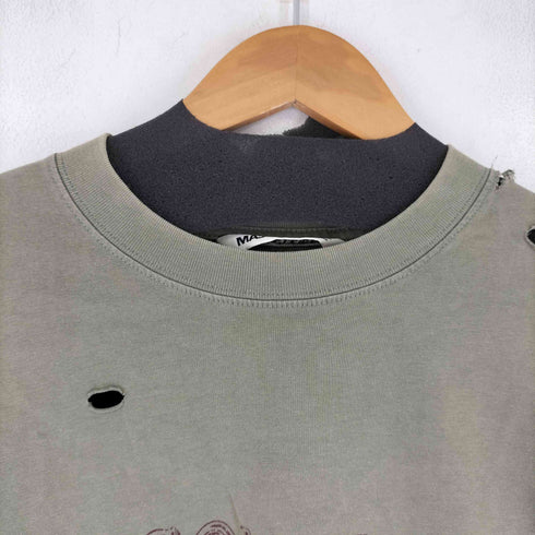 メゾンプリンス mason prince ダメージ加工 プリントクルーネックTシャツ メンズ 3