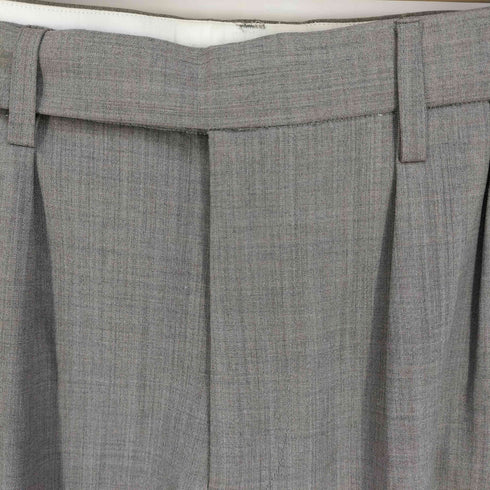 エドウィナホール Edwina Horl dauerbrenner BUNDFAL TENHOSE ツータックワイドストレートパンツ スラックス メンズ XS
