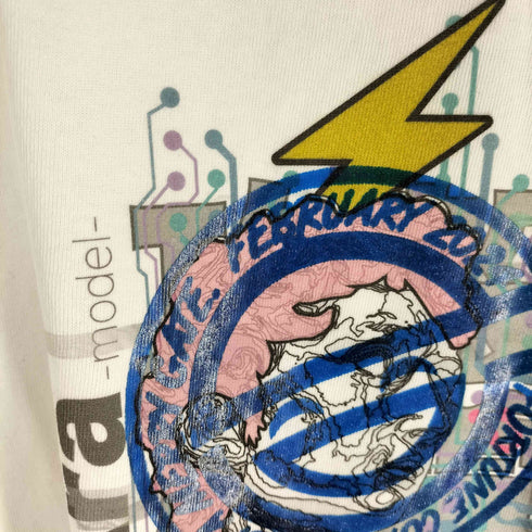 ユナイテッドアスレ UNITED ATHLE 24ss 秋葉感電的 ハッキングTシャツ メンズ