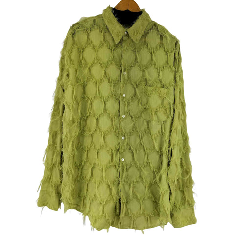 seyto See through jacquard fringe shirt レディース 2