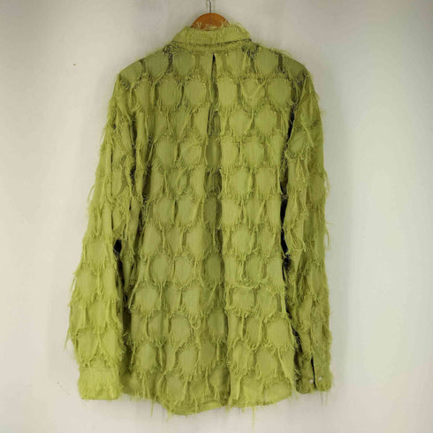 seyto See through jacquard fringe shirt レディース 2
