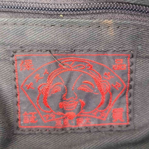 エヴィス EVISU デニムポケット レザーショルダーバッグ メンズ