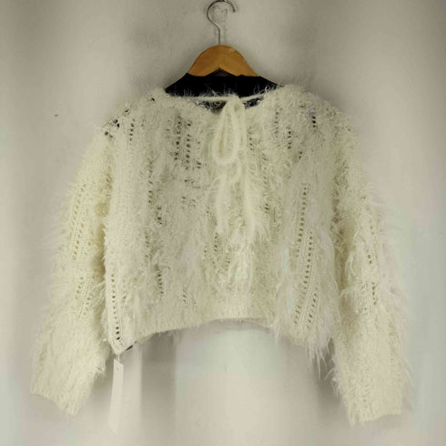 フレイアイディー FRAY I.D 25SS フェザーフリンジ2wayニット レディース ONE SIZE