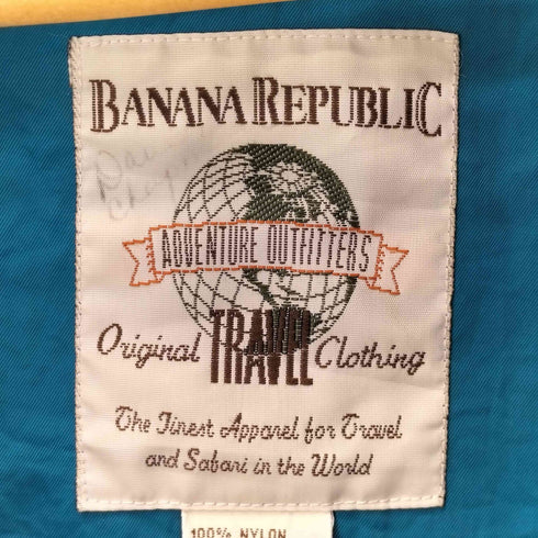 バナナリパブリック BANANA REPUBLIC 80S TRAVELタグ Clothing safari jacket メンズ import:XL