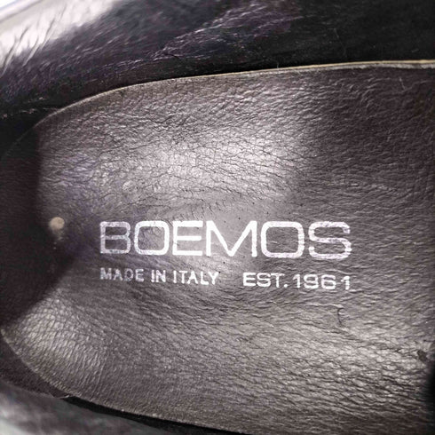 ボエモス BOEMOS ウイングチップ スリッポン レザースニーカー メンズ JPN:25.5