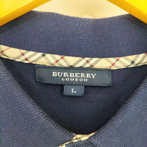 バーバリーロンドン BURBERRY LONDON ホース刺繍 ポロシャツ メンズ L