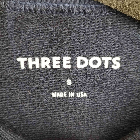スリードッツ three dots USA製 クルーネックカットソー メンズ S