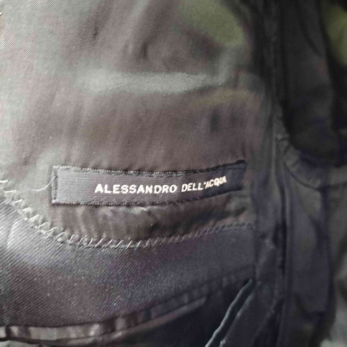 アレッサンドロデラクア Alessandro dellAcqua ウールテーラードジャケット スーツセットアップ イタリア製 メンズ import:M