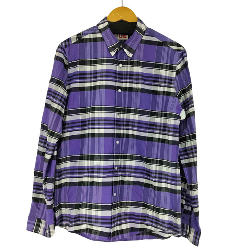 ラコステライブ Lacoste Live チェック L/S BD シャツ メンズ 40