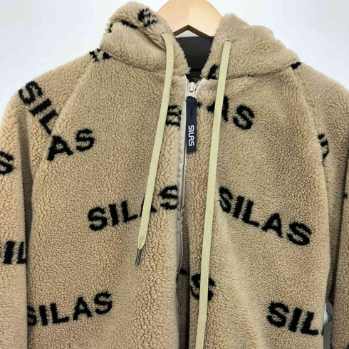 サイラス SILAS All Over Logo Boa Zip Up Hoodie メンズ import:M