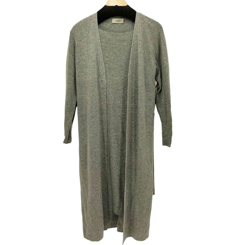 フォンデル VONDEL カシミヤ混 ベルト付き L/S ニットワンピース レディース JPN:36