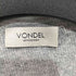 フォンデル VONDEL カシミヤ混 ベルト付き L/S ニットワンピース レディース JPN:36