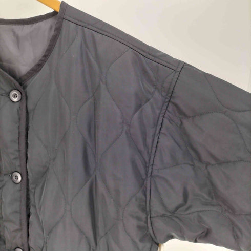 クラシカルエルフ CLASSICAL ELF 大人のこなれ感。ノーカラーキルティングコート レディース JPN:XL