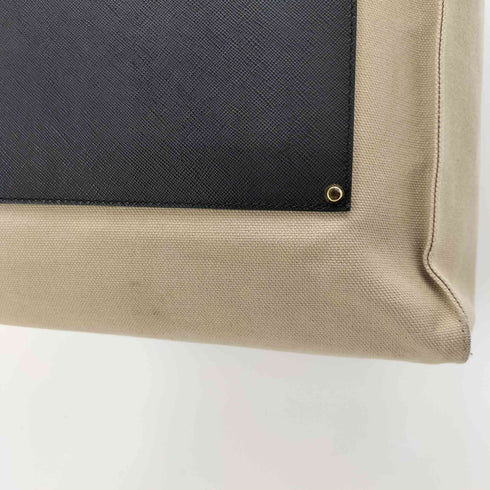 クルニ CULLNI 21SS Lether Poket Canvas Tote レザー ポケット キャンバス トート レディース