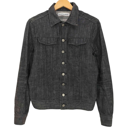 ジェイリンドバーグ J.LINDEBERG ブラックデニムジャケット メンズ import:M