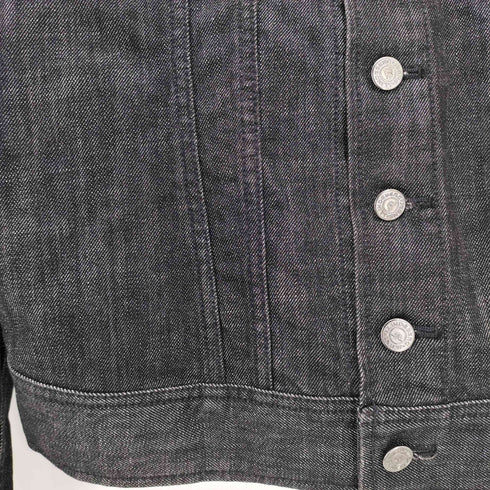 ジェイリンドバーグ J.LINDEBERG ブラックデニムジャケット メンズ import:M