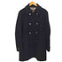 バーバリーブラックレーベル BURBERRY BLACK LABEL 裏地ノバチェック アンゴラ混ピーコート メタルボタン レディース JPN:L