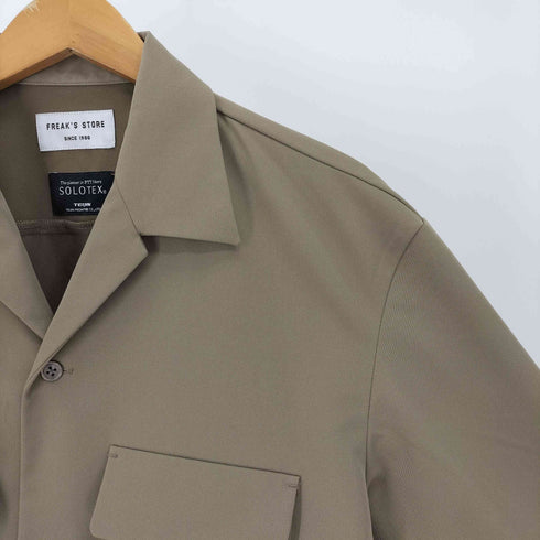 フリークスストア FREAKS STORE 18AW ストレッチ オープンカラー シャツ SOLOTEX メンズ JPN:M