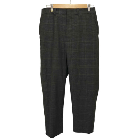 スティーブンアラン Steven Alan 日本製 MIX CHECK SUPER BAGGY TAPERED メンズ XL