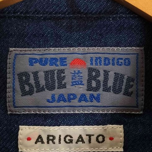 ブルーブルー BLUE BLUE ドット柄 ボタンダウンシャツ メンズ JPN:1