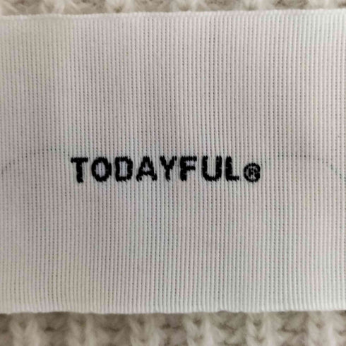トゥデイフル TODAYFUL WASHED WOOL ZIP KNIT ウォッシュド ウール ジップニット レディース FREE