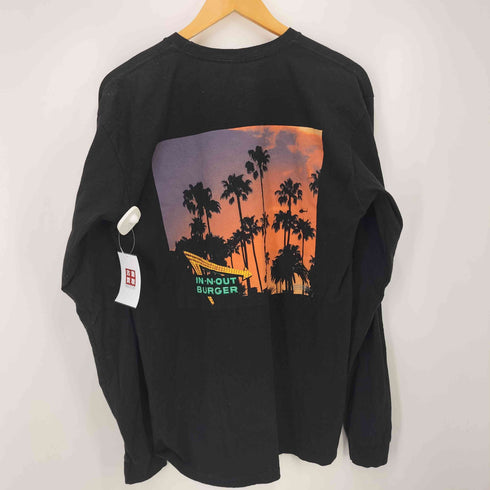 IN-N-OUT BURGER バッグプリントL/S TEE メンズ M
