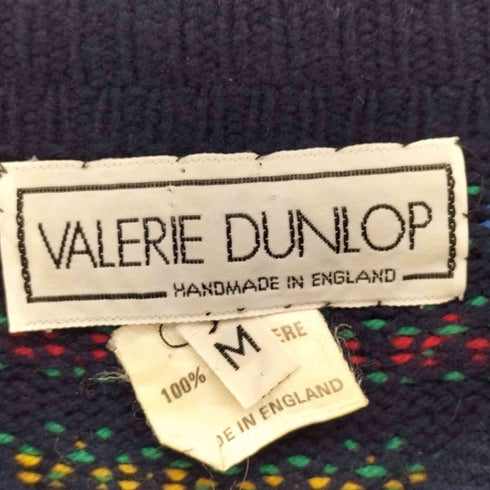 VALERIE DUNLOP イングランド製 カシミヤ デザイン ニット レディース import:M