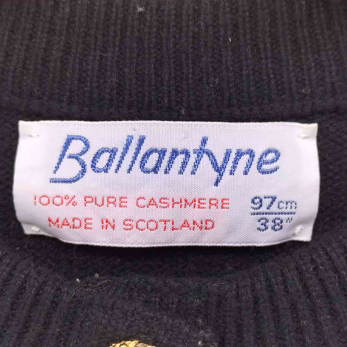 バランタイン BALLANTYNE スコットランド製 カシミヤ カーディガン レディース EUR:38