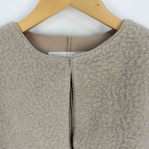 トゥデイフル TODAYFUL Collarless Boa Coat カラーレス ボアコート レディース 36
