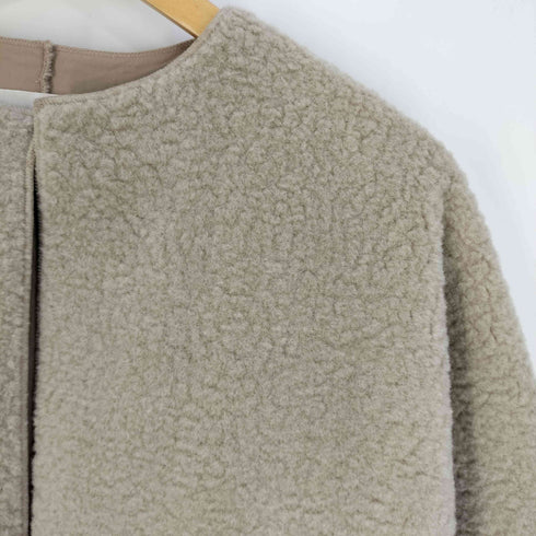 トゥデイフル TODAYFUL Collarless Boa Coat カラーレス ボアコート レディース 36