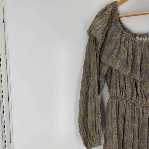 マウジー moussy SHEER FLOWER LONG ドレス レディース JPN:2